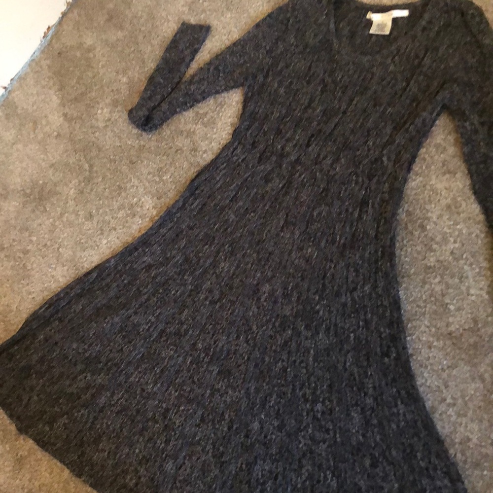 Grey Max Studio Sweater Dress Size M